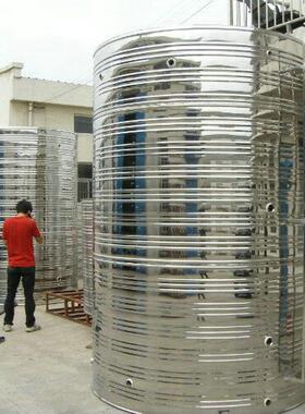 SUS304不锈钢保温水箱圆形家用蓄水塔储热水罐空气能太阳能热水桶