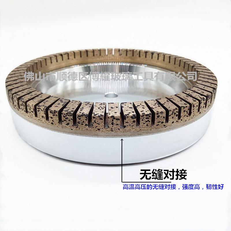 厂价直销双边机高速密齿金刚轮 玻璃磨边机全齿金刚砂轮