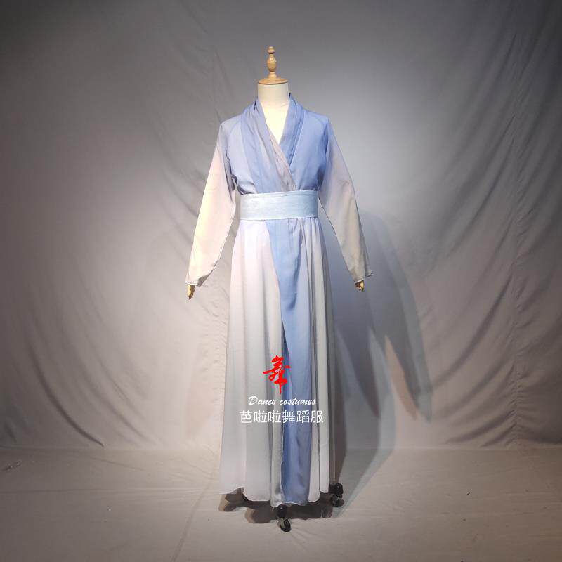 正品古服风舞剧梁演祝同款出男女双人古典舞蹈表演往考事艺汉服舞