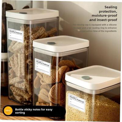 plastic Airtight Kitchen Storage Jar Sealed Food Container
