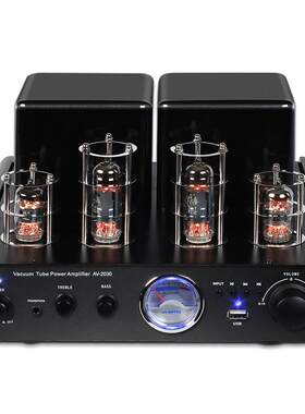 豪韵AV-2030R 发烧电子管大功率hifi胆机蓝牙功放机书架音箱组合