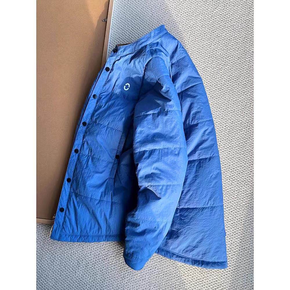 Ander Jurnal 双面穿轻薄棉服男冬季棒球服外套户外运动夹克棉衣