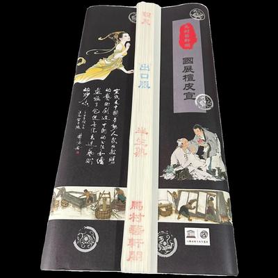 生宣纸专用宣纸专四尺用纸书法国画加厚毛笔宣纸作品半生半熟国展
