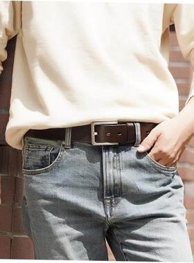 Belt Men Leather Belts for Men Strap trousers belt裤腰带皮带