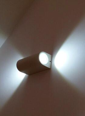 杰雯壁灯户外led铝质双头上下发光led过道阳台灯LED铝材家用