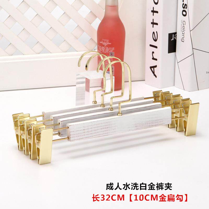 高档木裤夹女装店挂裤挂子裙子家夹用衣柜裤西裤架子jk衣夹夹汉服