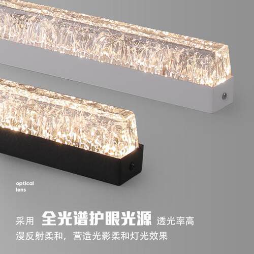 阳台灯吸顶灯现代简约意式极简高级感一字长条走廊过道入户玄关灯