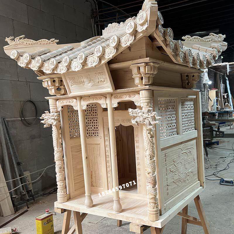 定制佛龛立柜实木中式供桌神龛神台佛堂观音财神爷供奉桌香案佛台