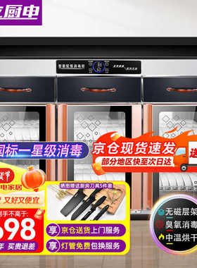 金立厨电茶水消毒柜商用餐饮大容量餐厅饭店配餐柜厨房餐具茶杯消
