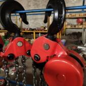 10吨15吨20吨手拉吊车3米6米手拉吊车手动葫芦倒炼起重工具定做