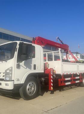 Isuzu6吨xc随车吊随车起重机出口