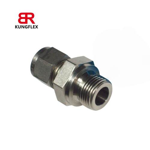 swagelok SS-100-1-OR卡套接头 外螺纹直通 O 型圈密封接头