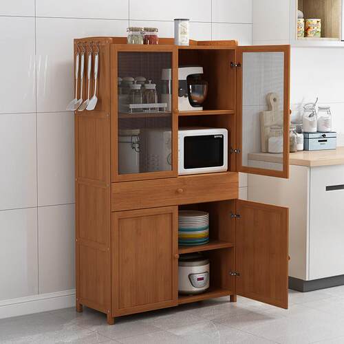 碗柜农村家用橱柜厨房餐边柜透气纱窗储物柜柜子置物架木厨柜菜柜