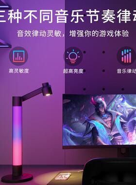 LED意创氛围灯阅读灯台HFW002小夜灯PAP智能涂鸦桌面氛围灯可调节