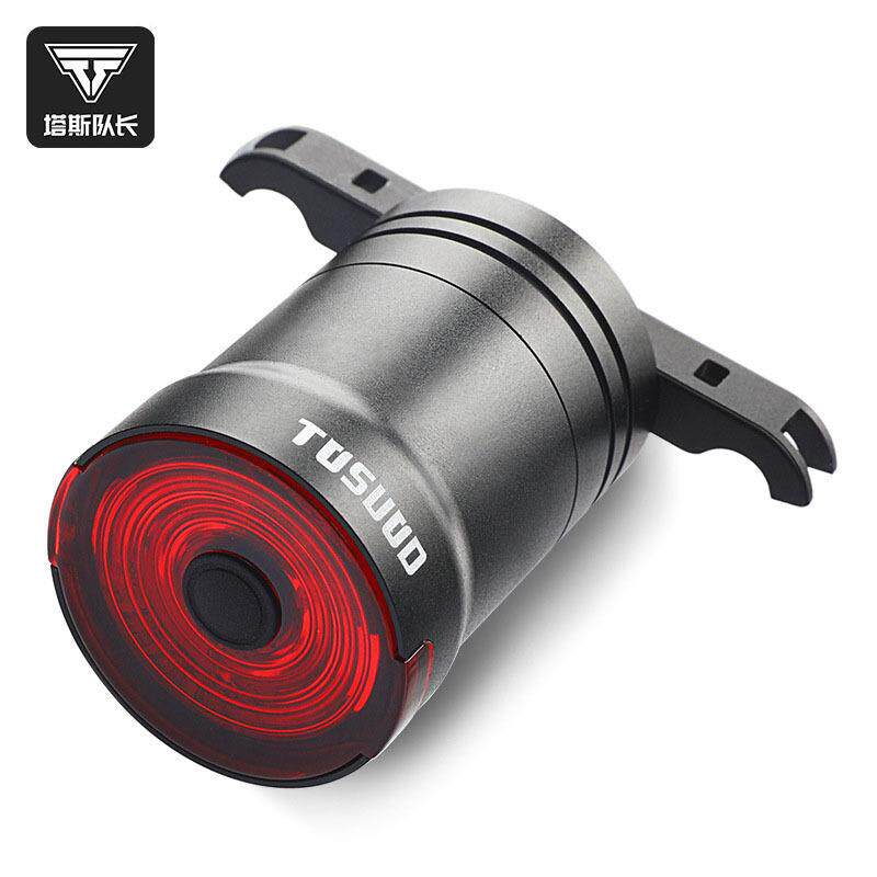 酷骑体育自行车灯智能刹车感应激光尾灯山地车灯警示灯智能感应