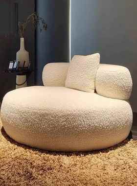 4I写意空间闲糯米榻人榻米现代客糍厅懒奶油可躺可睡休凳F77HMJ5J