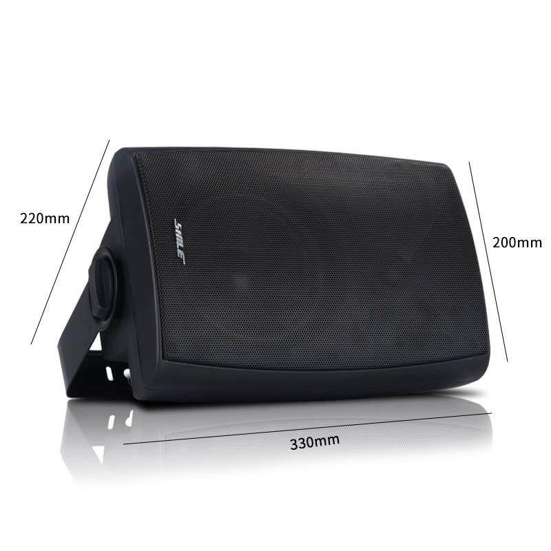 会议音响套装 狮乐功放AV8820壁挂音箱BX105/102店铺背景音乐设备