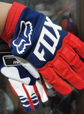 FOX手套夏季骑士越野骑行山地骑士摩托车自行车机车越野薄款全指