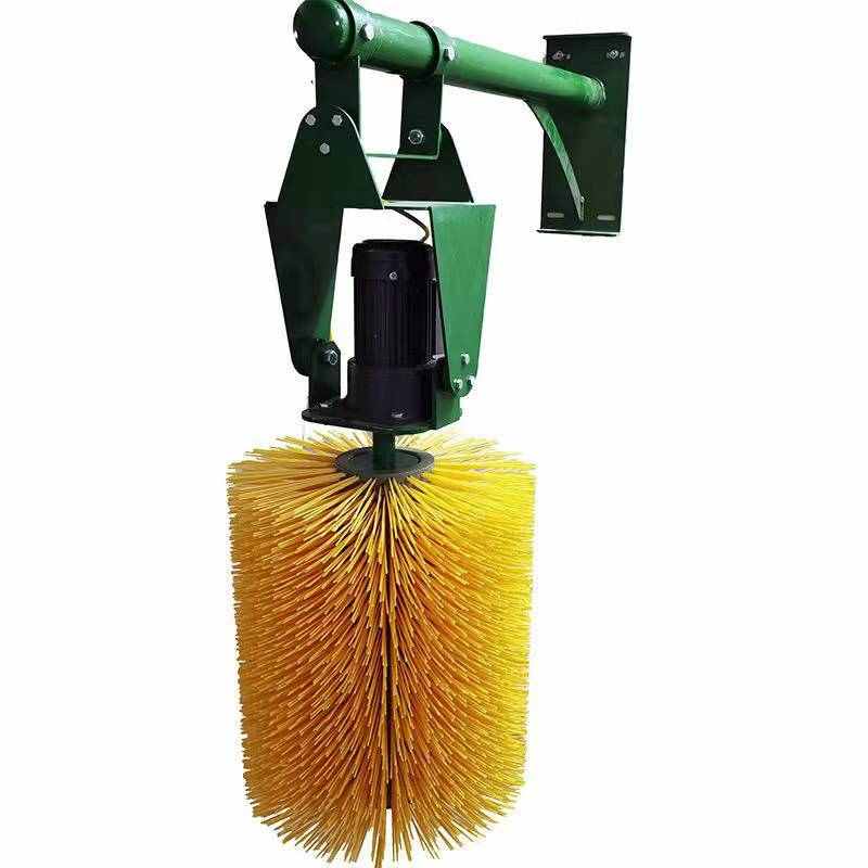 牧场立柱牛体蹭痒按摩刷头全自动智能感应牛体刷奶牛挠痒痒