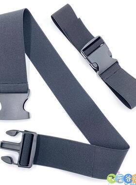 松紧腰带弹力黑色百搭无痕不勒腰懒人搭扣可调节简约男女裤带耐用