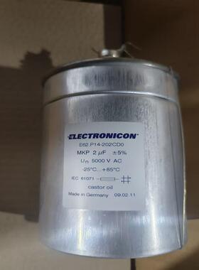 意凯基E62.P14-202CD02UF5000VELECTRONICON高压直流支撑电容