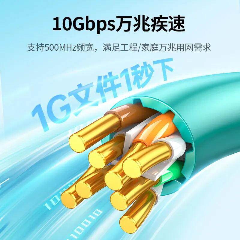 plenum CAT6万兆6类家装高速纯铜poe网线超六类非屏蔽加粗网线