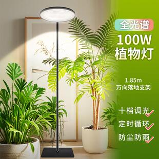 仿太阳100w全光谱室内led生长灯阳台落地花卉蔬菜专用植物补光灯