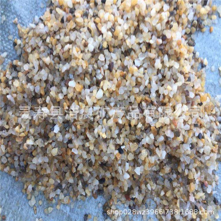 厂家供应 多肉铺面黄金沙 水族造景黄金砂 水洗石英砂