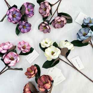 饰工程婚庆艺摆件插花盆景厅人造假手工桌假花 仿真花家居客餐软装