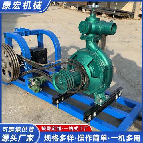 拖拉机后悬挂300高压喷灌泵扬程140流量180带微喷滴灌转盘机