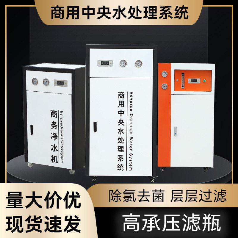 商用中央水处理系统RO反渗透纯水机反设备净水净水器