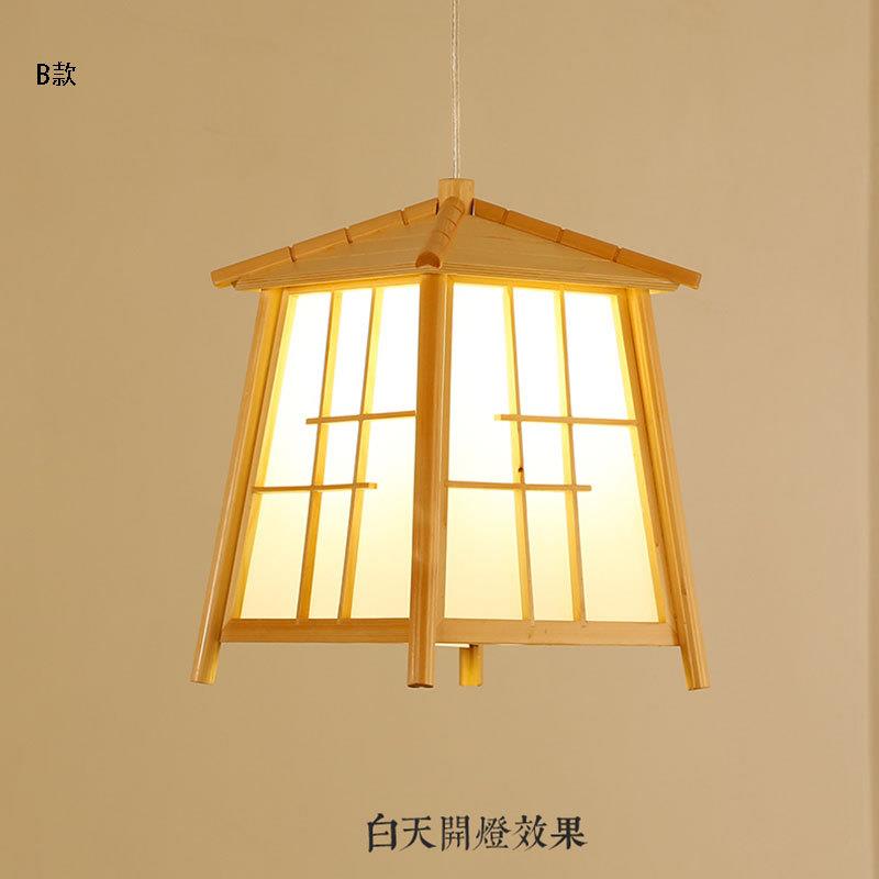 中式酒约Z036竹艺竹编单头吊灯日式店餐过道卧室简吧台客厅厅灯具