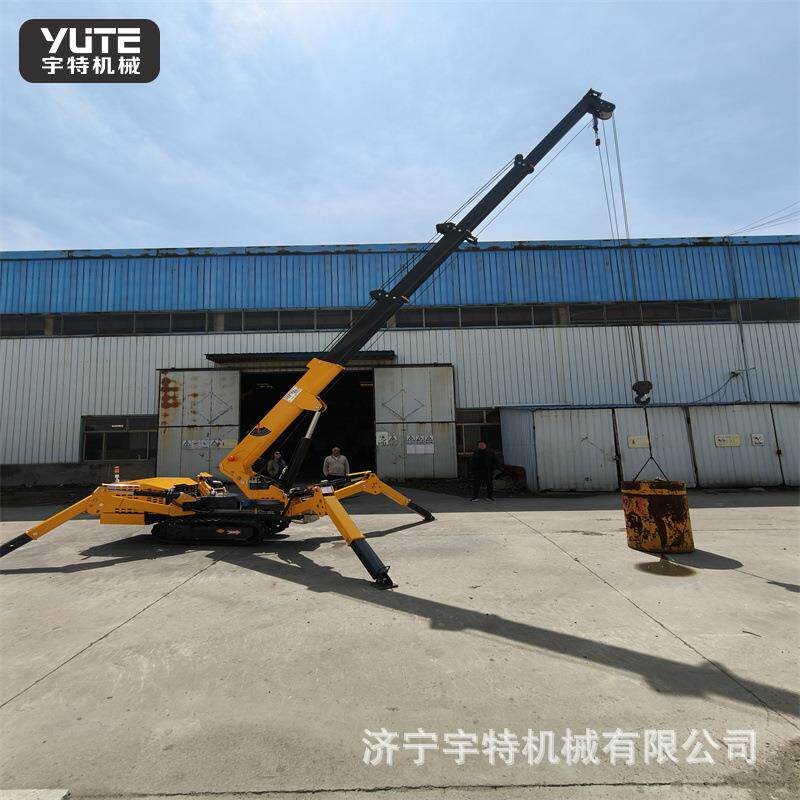 微型吊车三相电机动力高空地下室内外装修吊机微型遥控蜘蛛吊
