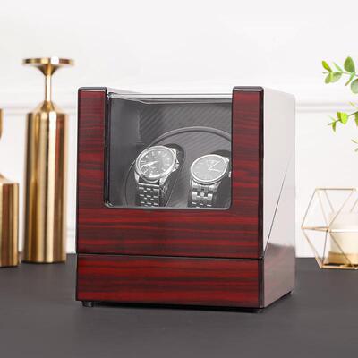 电动马达盒多色烤漆单头内PU皮质电动摇表器晃表器watch winder