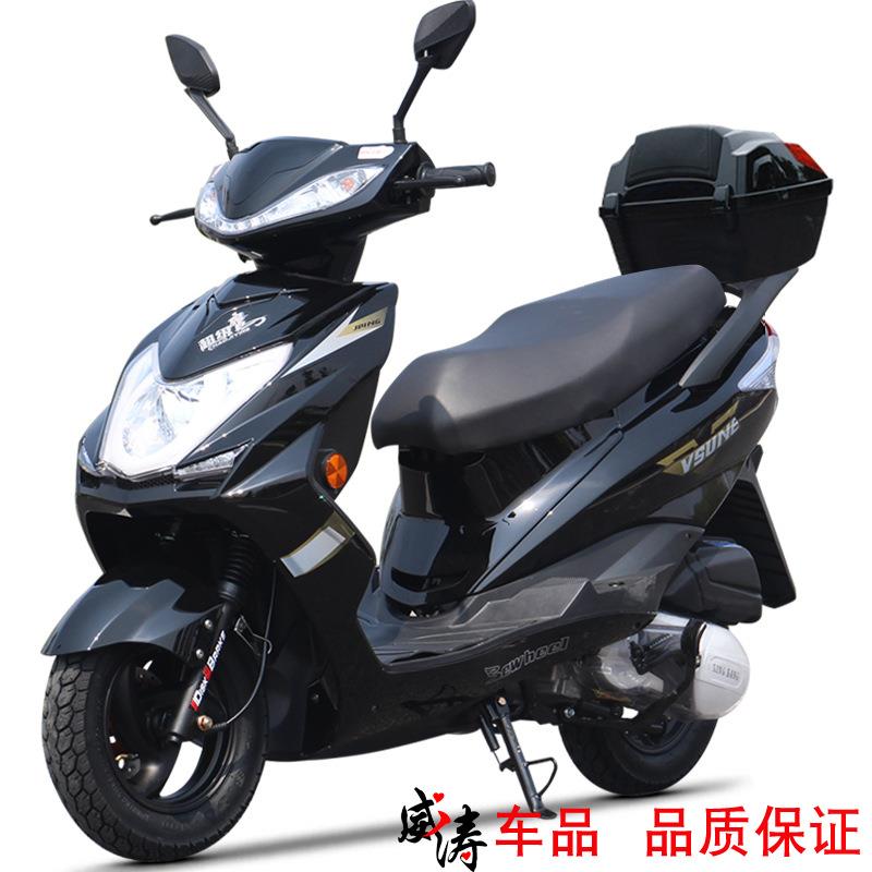 新款直销工厂直供新款迅鹰摩托车 两轮助力车125CC燃油车成人超级