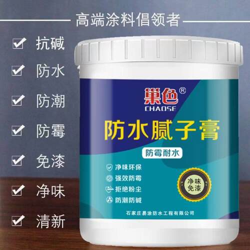 【下单立减50】防水防潮免漆补墙膏墙面修补白色腻子膏室内墙PJ2
