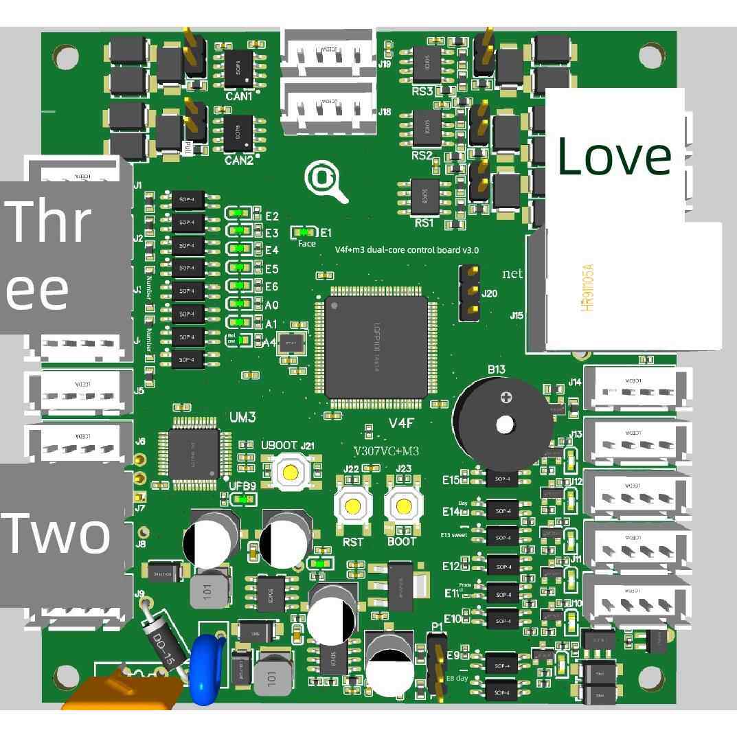 双MCU开发板双核工控板STM32异步工作TTL通讯riscv+arm异构双核