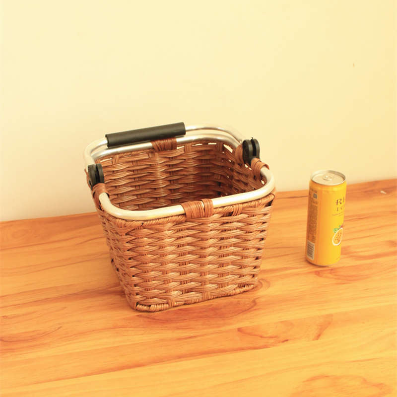 26X8手提篮洗澡筐沐浴篮洗浴小篮子洗漱非藤编少儿采摘篮小竹篮编