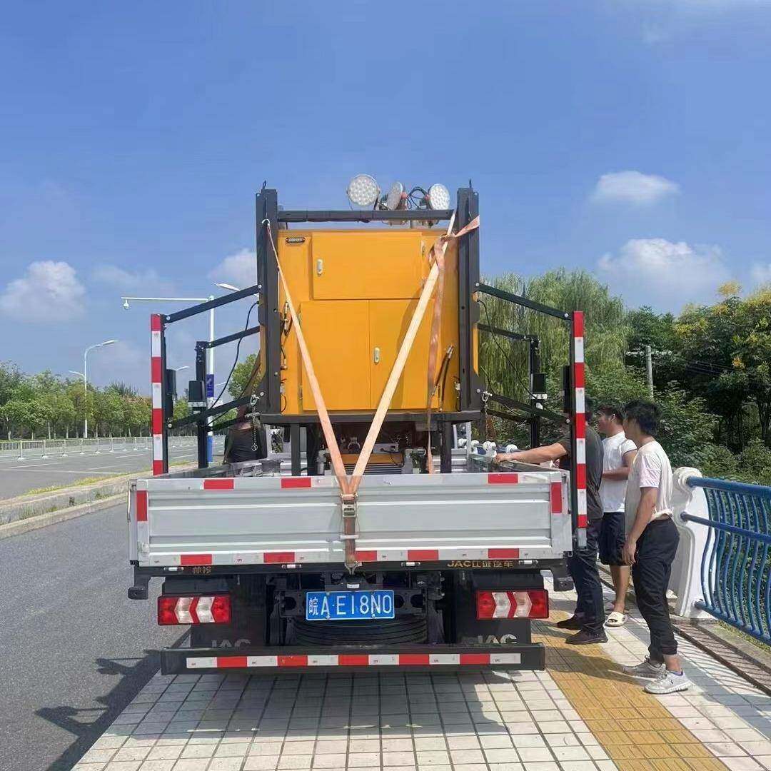 自卸式排水方舱 液压式移动排水方舱 照明发电大流量移动防汛