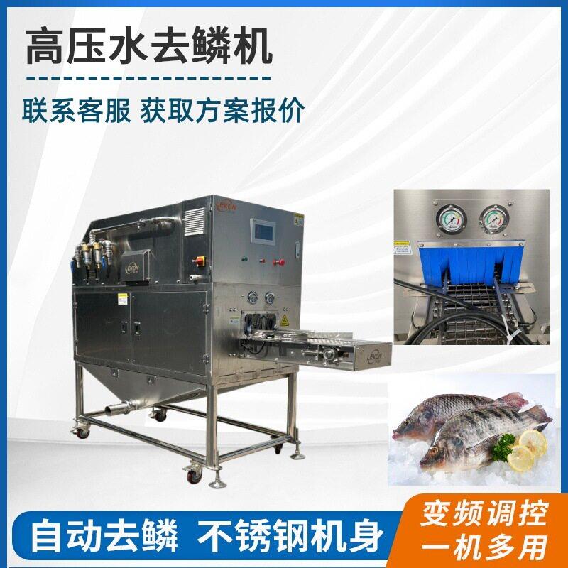 网带式压水去鳞机鲈鱼草鱼三文鱼去鳞设备自动去鳞不伤鱼皮
