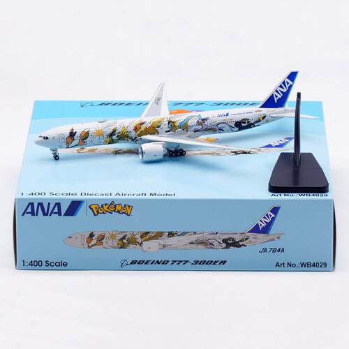 Aviation 1/400 全日空ANA 波音777-300ER JA784A 伊布 合金模型
