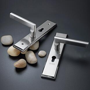 家用门金锁室内230 0962门卧锁用室手柄五通型门把手不锈钢锁2.0