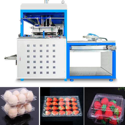 半自动吸塑打板机塑料亚克力食品药品面罩小型PVC卷料真空成型机