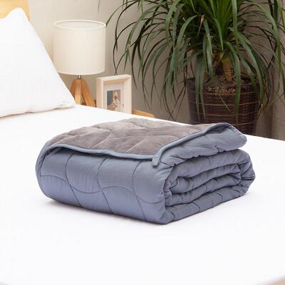 一站式加工水晶绒竹纤维重力毯工厂毯被weighted blanket儿童枕头