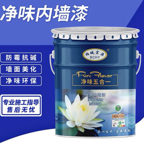 涂料乳胶漆净味内墙乳胶漆外墙耐候抗裂防水乳胶漆无机防火涂料