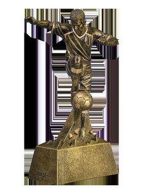 新足球模型摆件篮球人物雕塑酒柜办公室桌面装饰品奖杯树脂工艺品