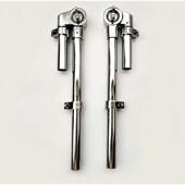 爵士鼓L管乐器配件 通鼓悬挂支臂水管架 架子鼓配件 通鼓支架