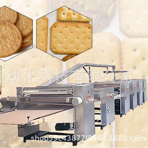 时产200公斤饼干生产设备电力型燃气型智能控温隧道烤炉设备