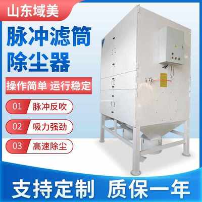 大功率立式滤筒除尘器工厂切割烟尘净化器工业脉冲滤筒除尘一体机