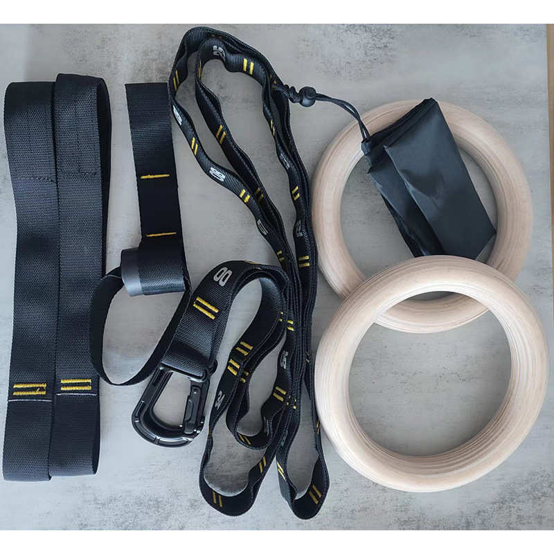 印花供应运动员吊环训练绑带28织带体操健身器材套装吊环桦木运动
